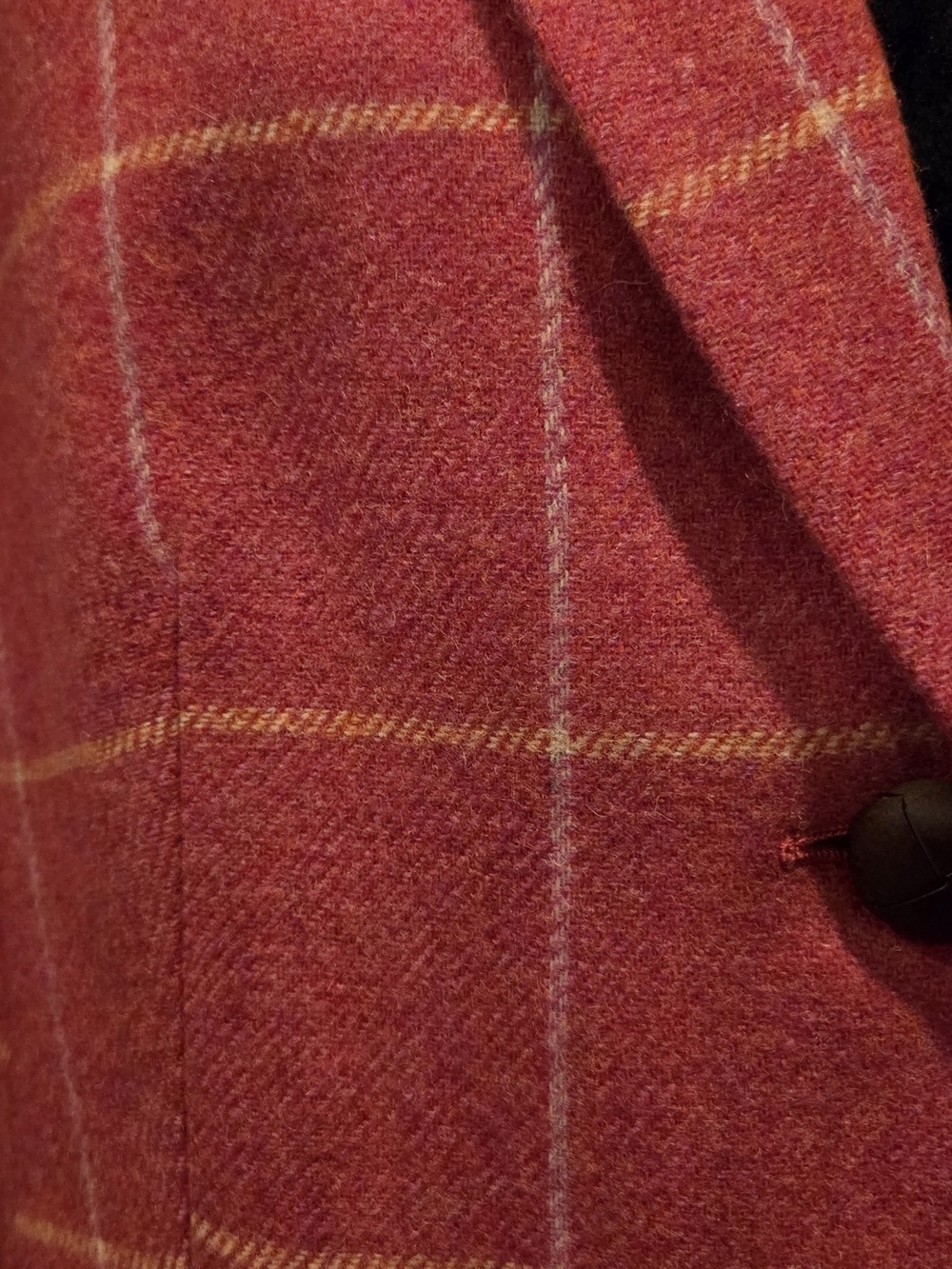 Talbots Rose Windowpane Wool Blazer - Picture 5 of 8